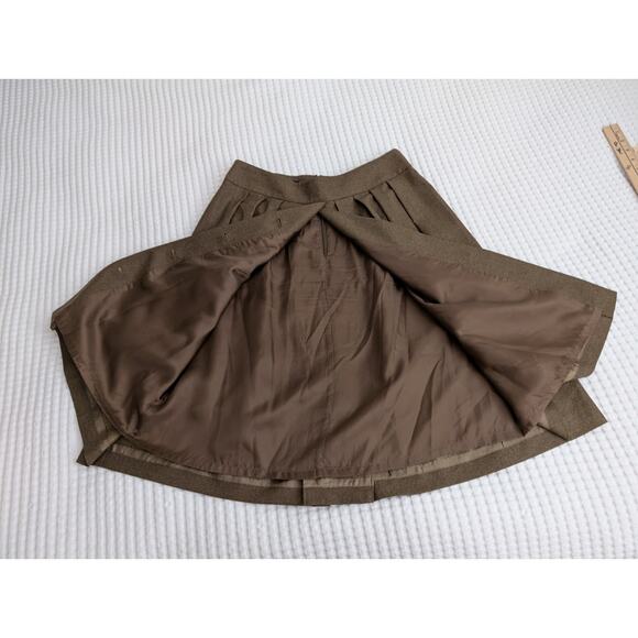 brooks brothers vitale barberis canonico 100% wool skirt vintage size 8 - Picture 6 of 12